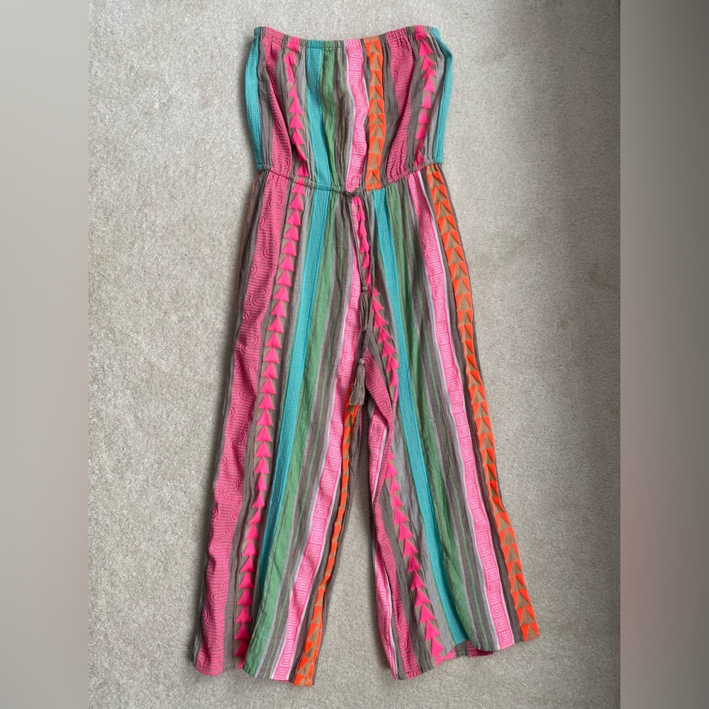 Elan Multicolor Striped Jumpsuit